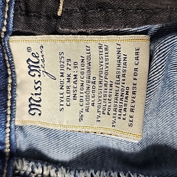 Miss Me 30x29 dark wash skinny jeans - Picture 7 of 7